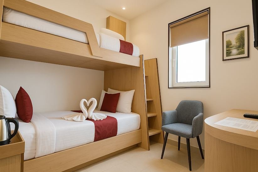 Bunker Bed Room with twin bunk beds